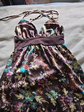 Paisley Halter Neck Tank Top